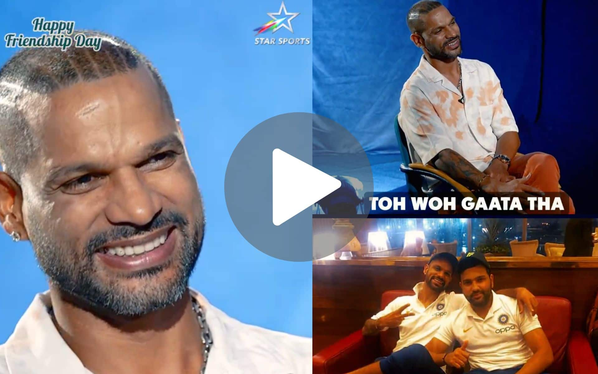 [Watch] 'Rohit Used To Sing For Me...': Shikhar Dhawan Reveals An Unknown Story About IND Skipper